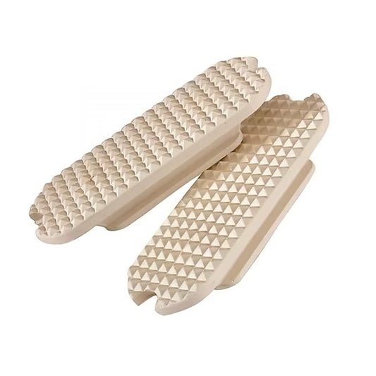 Korsteel Knife Edge Stirrup Treads-White-4.75