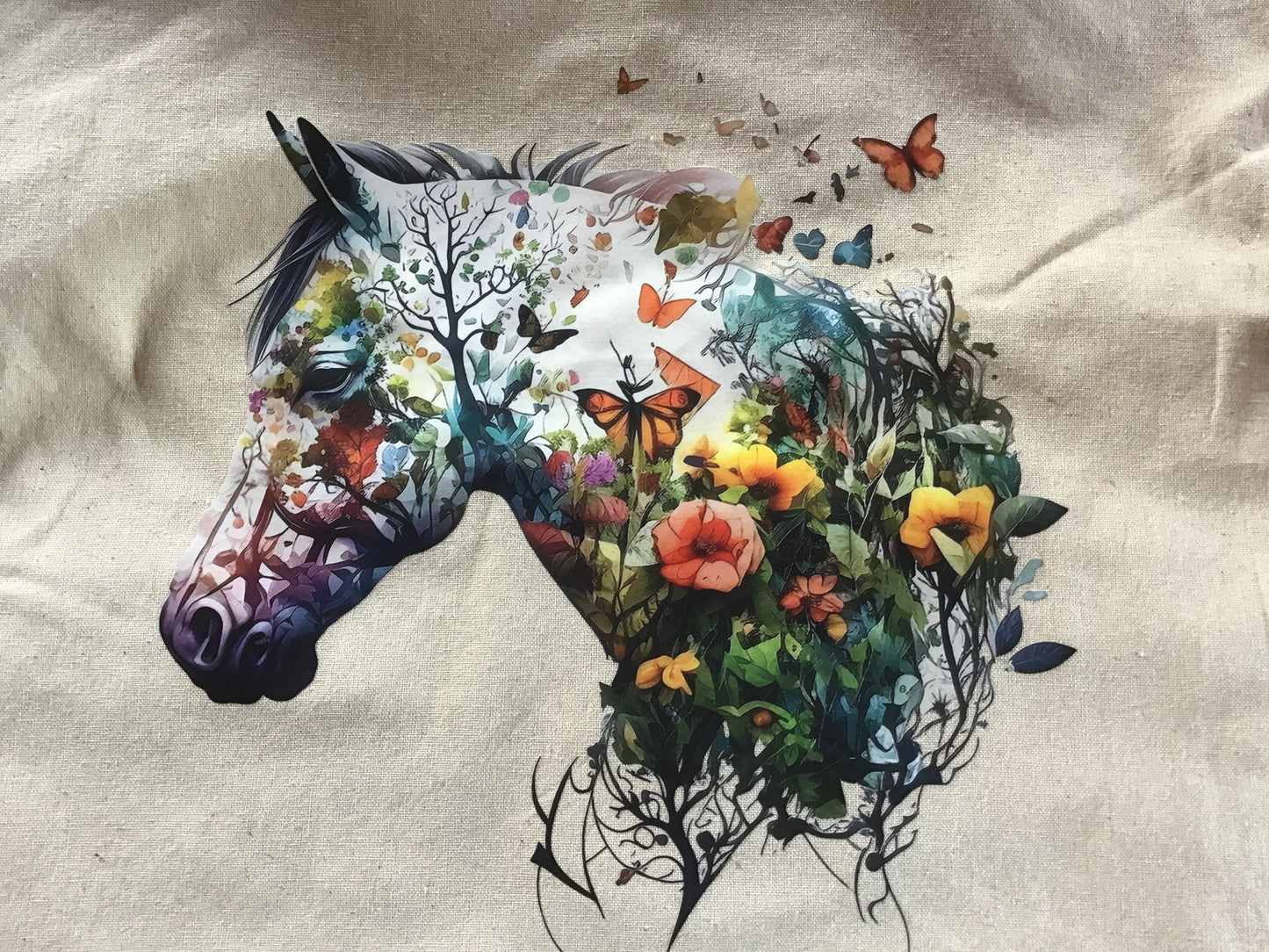 Happy Hoof Printed Cotton Bag