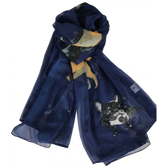 GRAYS Scarf dog print