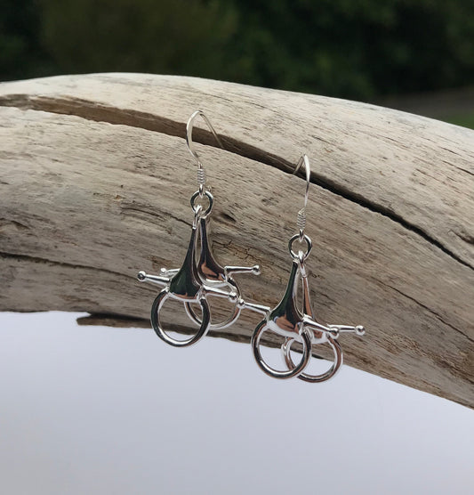 Double Snaffle Earrings Hook