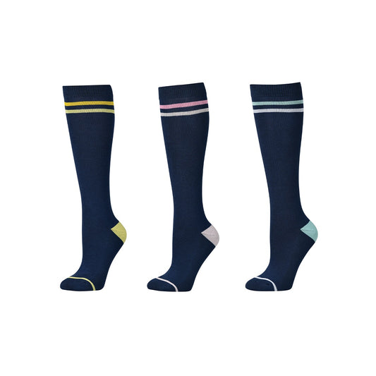 Dublin 3 Pack Adult Socks - Navy Blazer Sportif