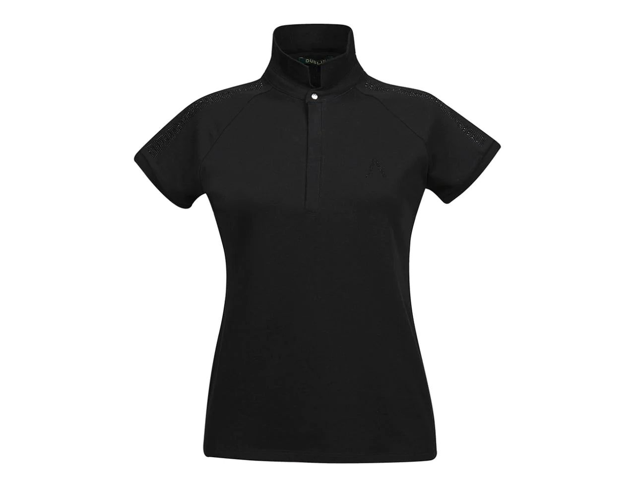 DUBLIN BLACK Godiva diamanté polo