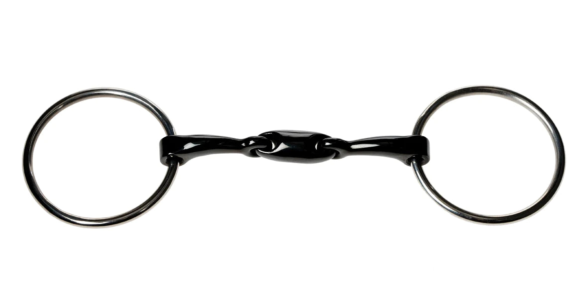 JP KORSTEEL Sweet iron oval linked snaffle bit