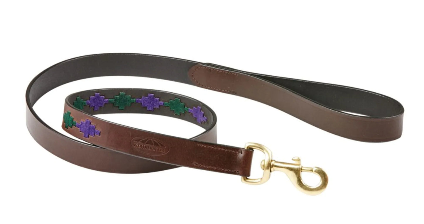 WEATHERBEETA Polo leather dog lead