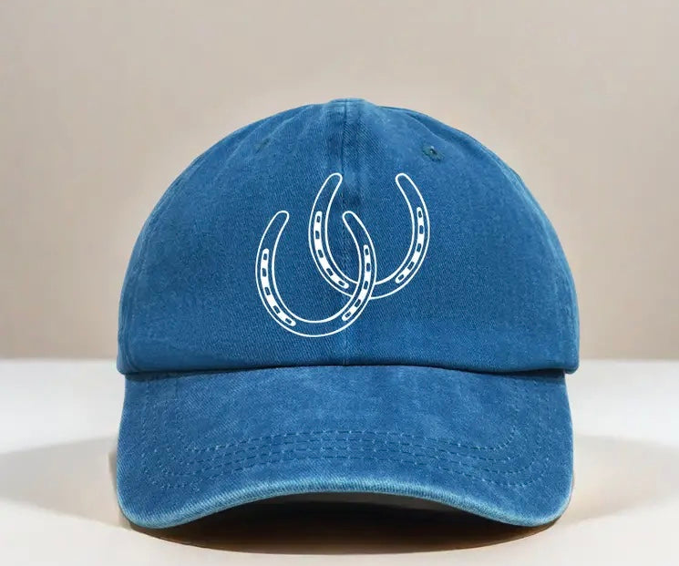 Happy Hoof Distressed Cotton Caps