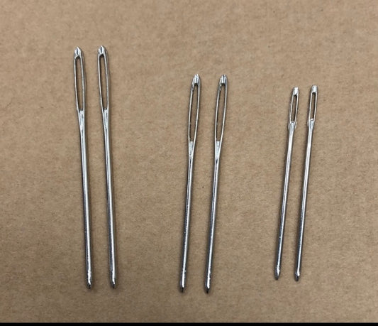 Stainless Plaiting Needles 2pck