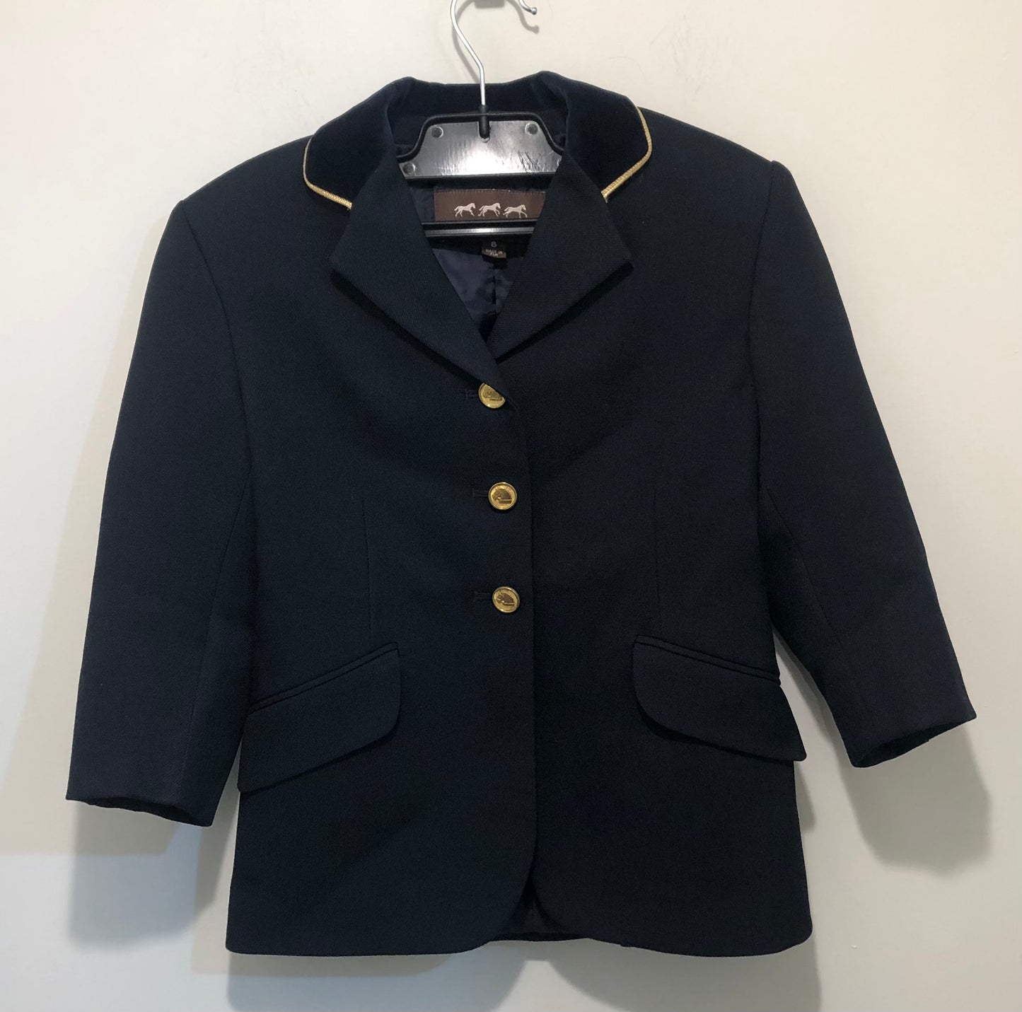 Windsor Apparel Size8 Navy Show Jacket