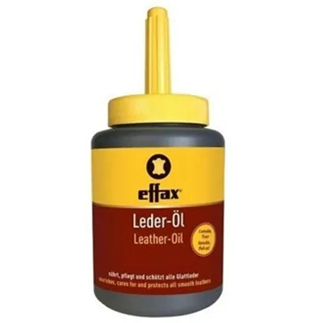 Effax leather oil and brush 475ml