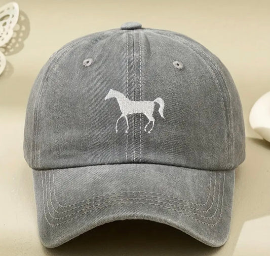 Happy Hoof Distressed Cotton Caps