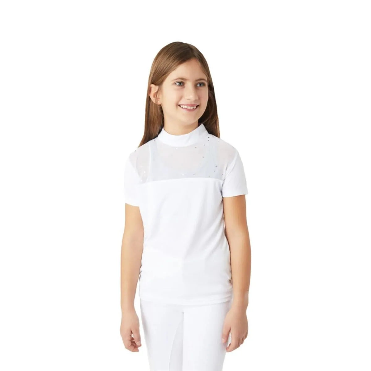 HORZE KAYA SHOW SHIRT With Rhinestone Detail