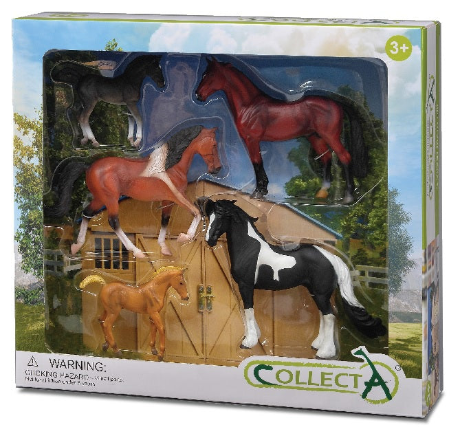 COLLECTA  Horse Window Box Set