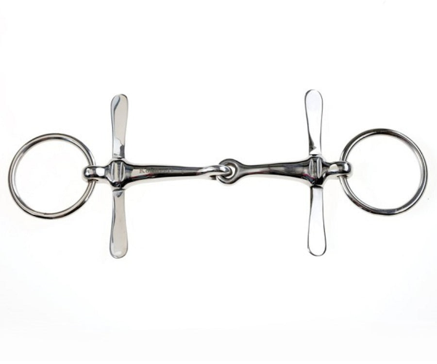 KORSTEEL Jointed Tom Thumb snaffle bit