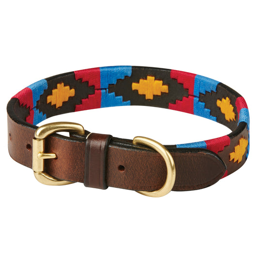 WEATHERBEETA Leather polo dog collar