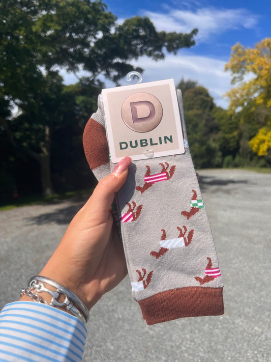 Dublin horse print socks