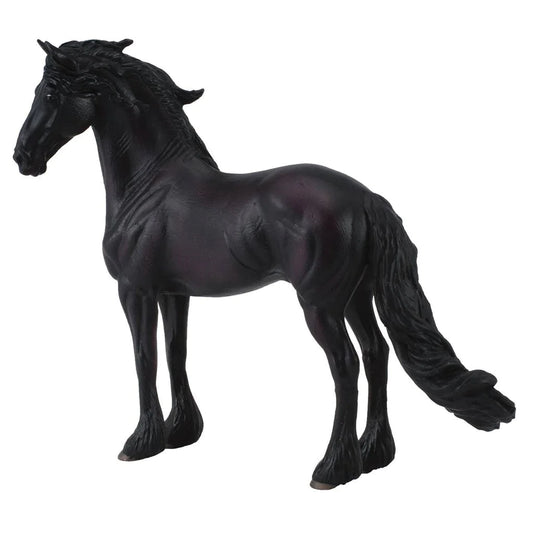 Collecta Black Friesian horse