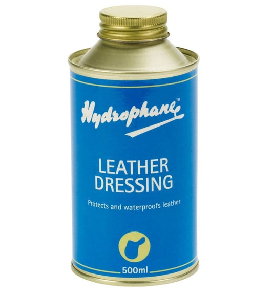 Hydrophane leather dressing